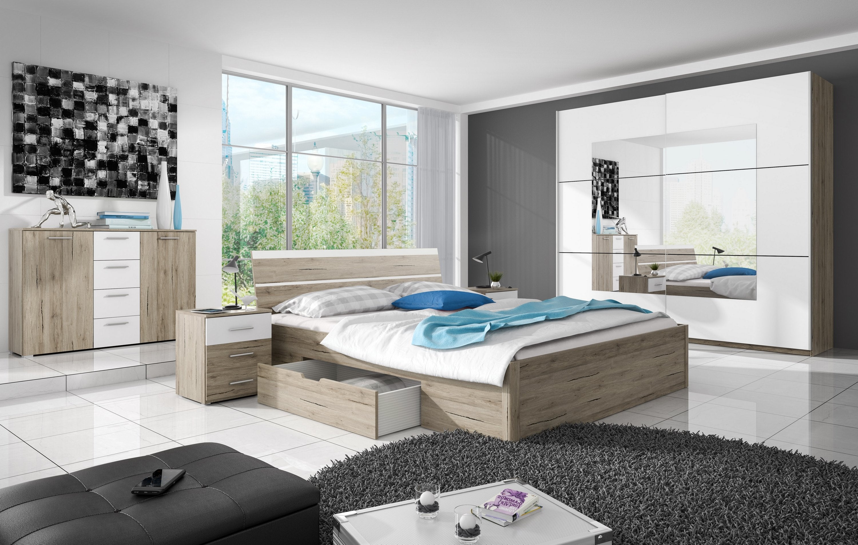 Sanremo bedroom outlet furniture set