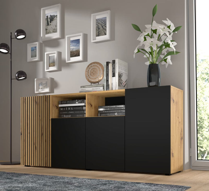 Auris Sideboard Cabinet 180cm [Oak] - Lifestyle Image