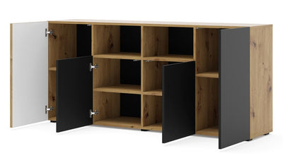 Auris Sideboard Cabinet 180cm [Oak] - Interior Image