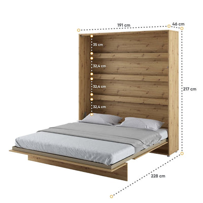BC-13 Vertical Wall Bed Concept 180cm