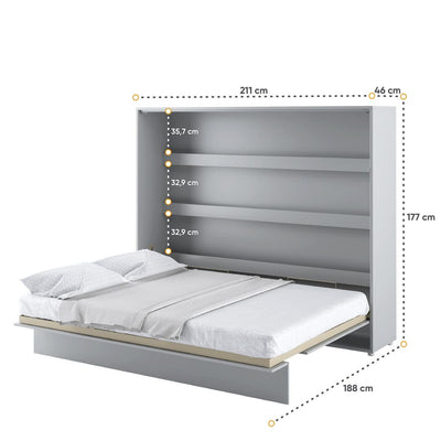 BC-14 Horizontal Wall Bed Concept 160cm
