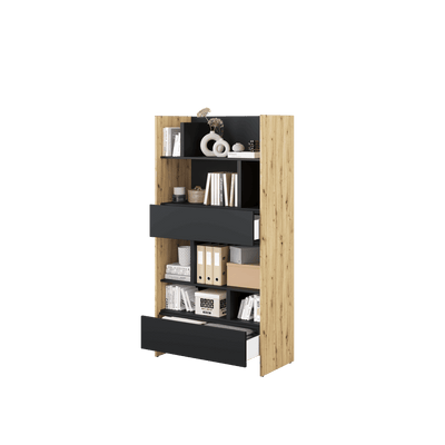 Bed Concept BC-28 Sideboard Cabinet 92cm [Oak] - Interior Image 2