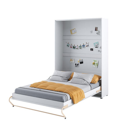 CP-01 Vertical Wall Bed Concept 140cm [White] - Open Wall Bed Image