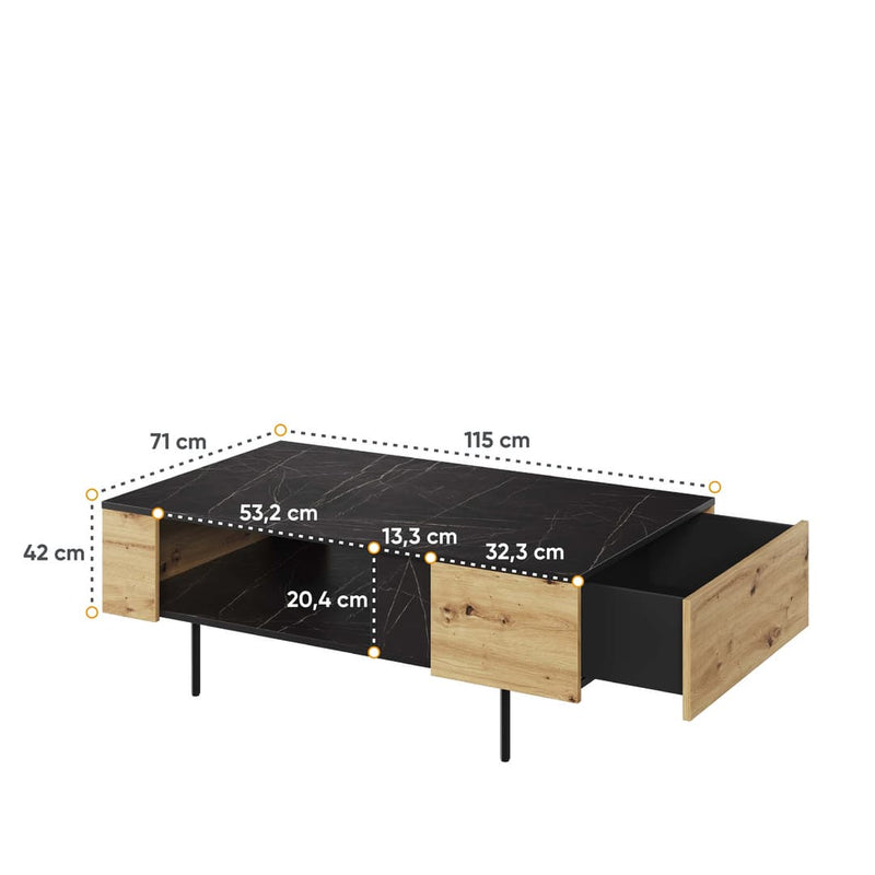 Marmo MR-07 Coffee Table 115cm