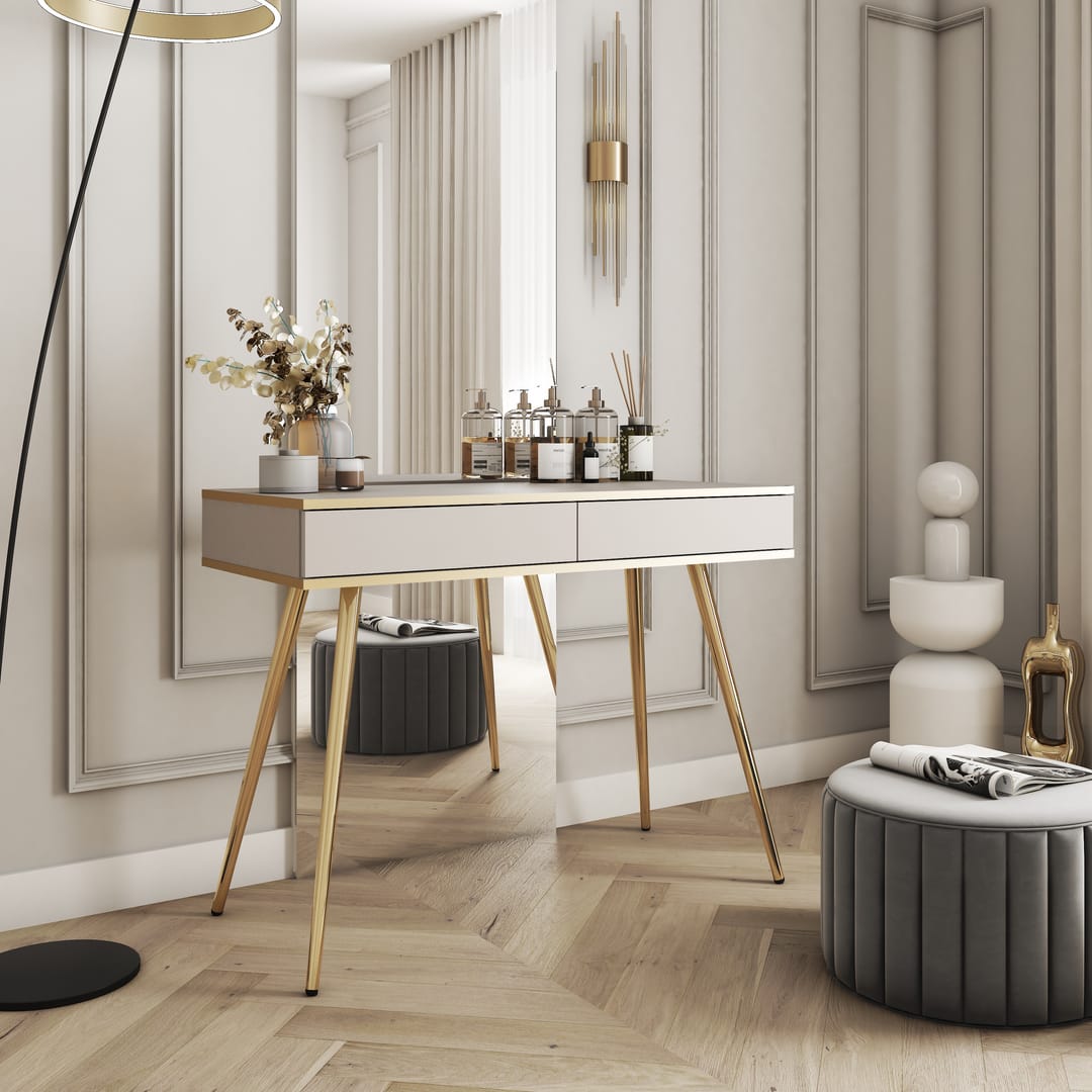 Oro Dressing Table 102cm – Arthauss Furniture