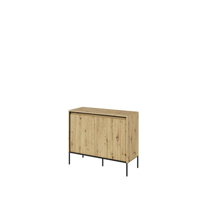 Trend TR-02 Sideboard Cabinet 98cm [Oak Artisan] - White Background