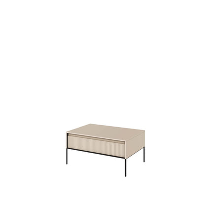 Trend TR-09 Coffee Table 100cm [Beige] - White Background