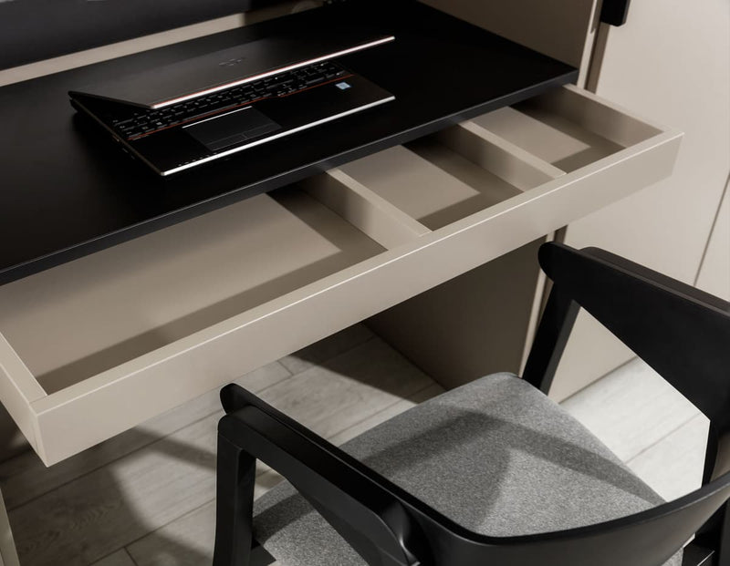 Ufficio Built-In Desk With Storage 100cm