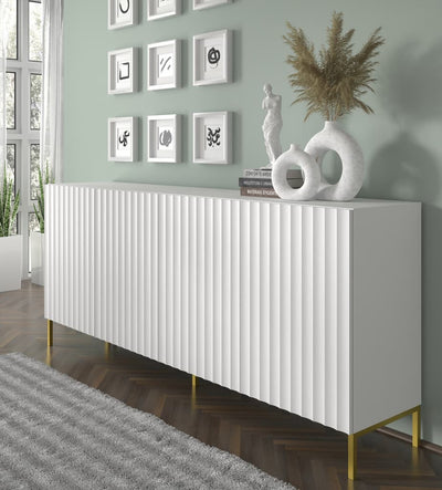 Wave Large Sideboard Cabinet 200cm [White] - Lifestyle Image