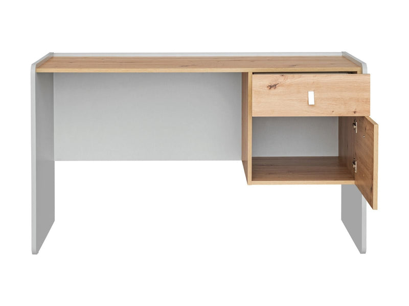Vivero Desk 134cm [Oak] - Front Angle