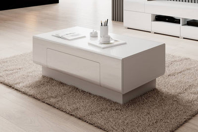 Toledo 99 Coffee Table 110cm [White] - Lifestyle Image 