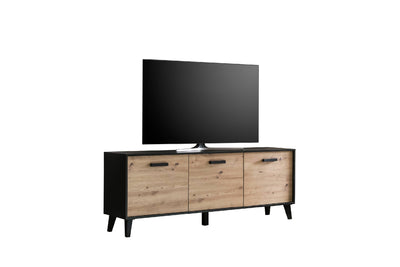 Artona 02 TV Cabinet 186cm [Oak] - White Background 3