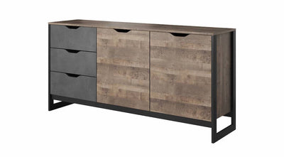 Arden Sideboard Cabinet 161cm [Oak] - White Background