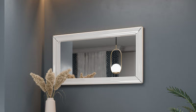 Arno Wall Mirror 120cm [White] - Lifestyle Image
