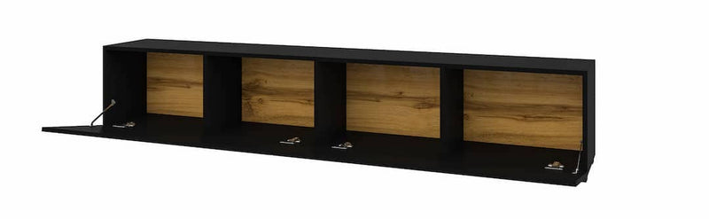 Ava 40 TV Cabinet 180cm [Black] - Internal Image