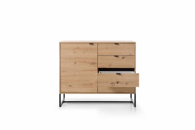 Amber Sideboard Cabinet 103cm - Open Drawer
