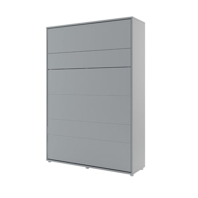 BC-01 Vertical Wall Bed Concept 140cm [Grey] - White Background