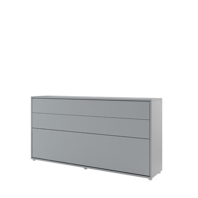 BC-06 Horizontal Wall Bed Concept 90cm [Grey] - White Background