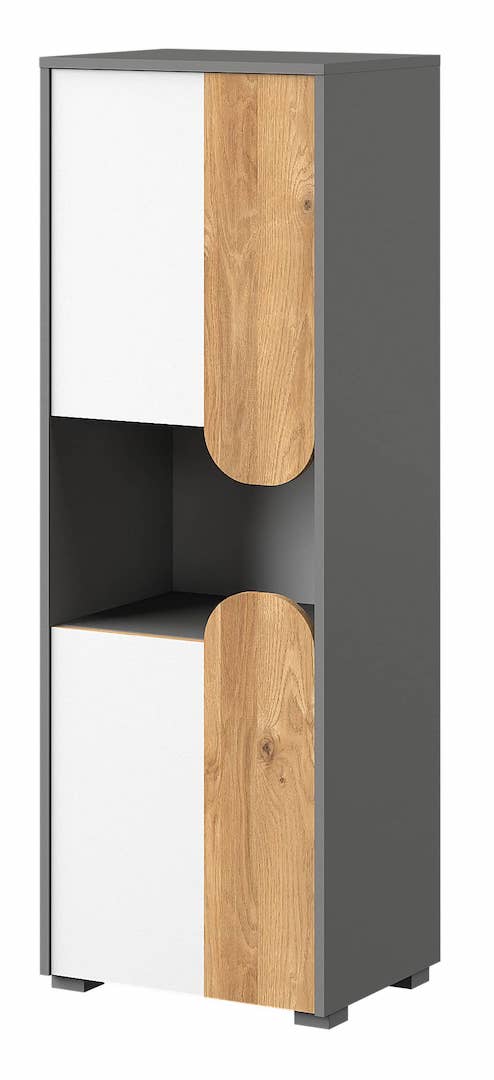 Carini CA4 Tall Cabinet 50cm [White] - White Background