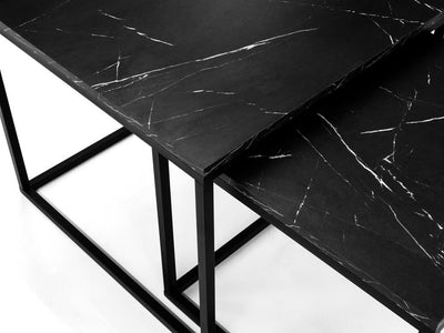 Veroli 06 Coffee Table 65cm [Black] - White Background 5