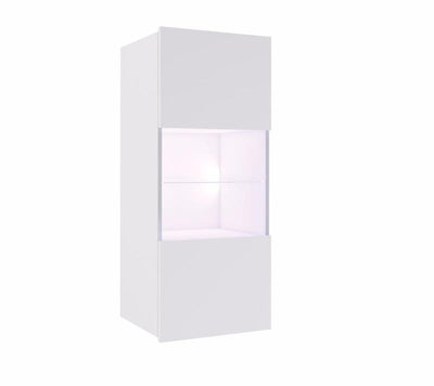 Calabrini Wall Hung Cabinet 45cm [White] - White Background