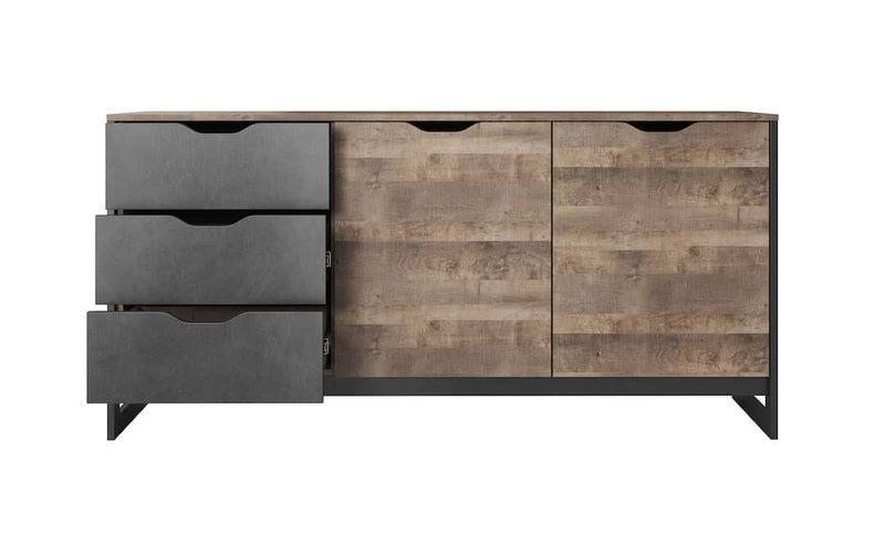 Arden Sideboard Cabinet 161cm [Oak] - Front Angle