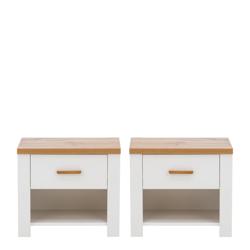 Nicea 23 Pair of Bedside Cabinets