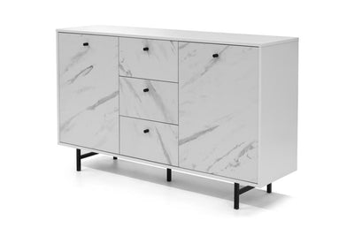 Veroli 01 Sideboard Cabinet 150cm [White] - White Background
