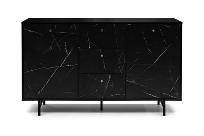 Veroli 01 Sideboard Cabinet 150cm [Black] - Front Angle