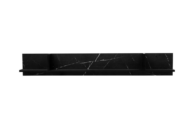Veroli 02 Wall Shelf 135cm [Black] - Front Angle