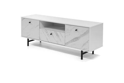 Veroli 03 TV Cabinet 150cm [White] - White Background