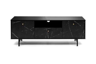Veroli 03 TV Cabinet 150cm [Black] - Front Angle