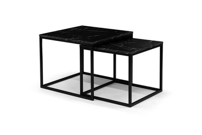 Veroli 06 Coffee Table 65cm [Black] - White Background