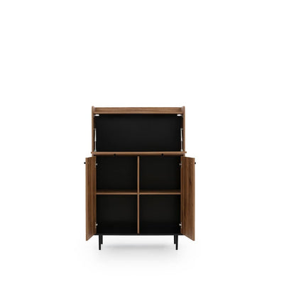 Vasina 03 Highboard Cabinet 90cm [Oak] - Interior Layout