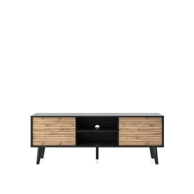 Willow TV Cabinet 154cm [Black] - Front Angle