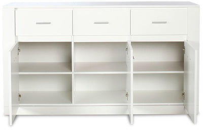 Idea ID-09 Sideboard Cabinet [White] - Interior Layout