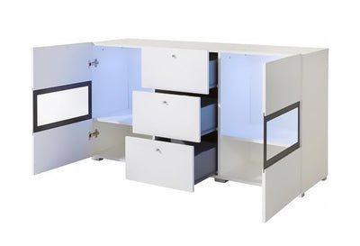 Baros 26 - Sideboard Cabinet 132cm [White] - Interior Image
