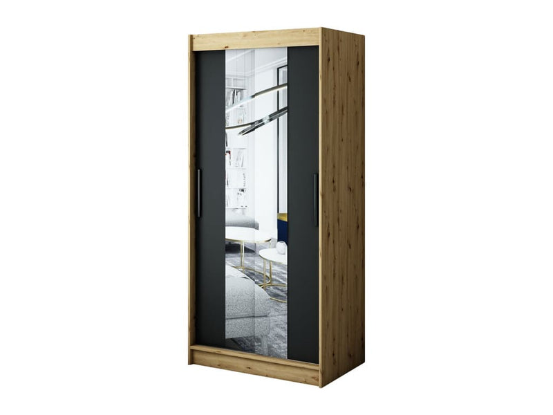 Leto T1 Sliding Door Wardrobe 100cm