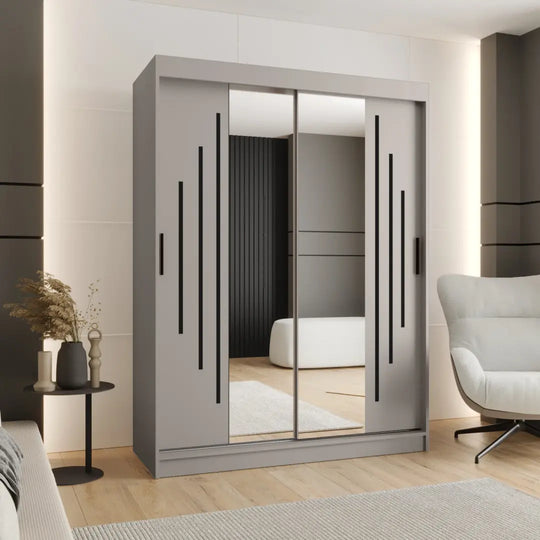Rubino Y1 Sliding Door Wardrobe 150cm