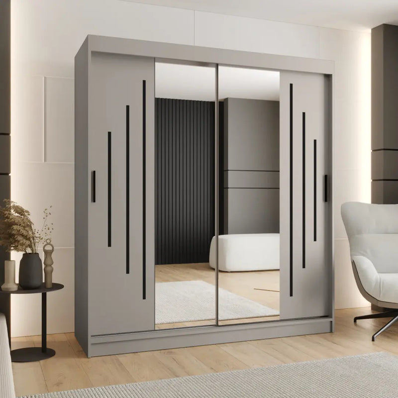 Rubino Y1 Sliding Door Wardrobe 180cm