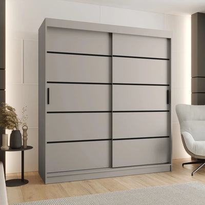 Rubino V1 Sliding Door Wardrobe 180cm