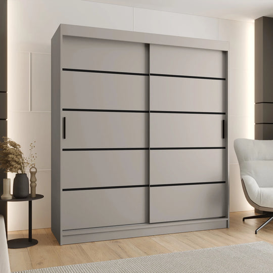 Rubino V1 Sliding Door Wardrobe 180cm
