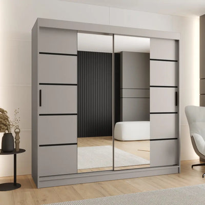 Rubino V4 Sliding Door Wardrobe 200cm