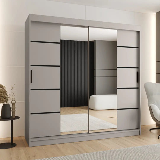 Rubino V4 Sliding Door Wardrobe 200cm