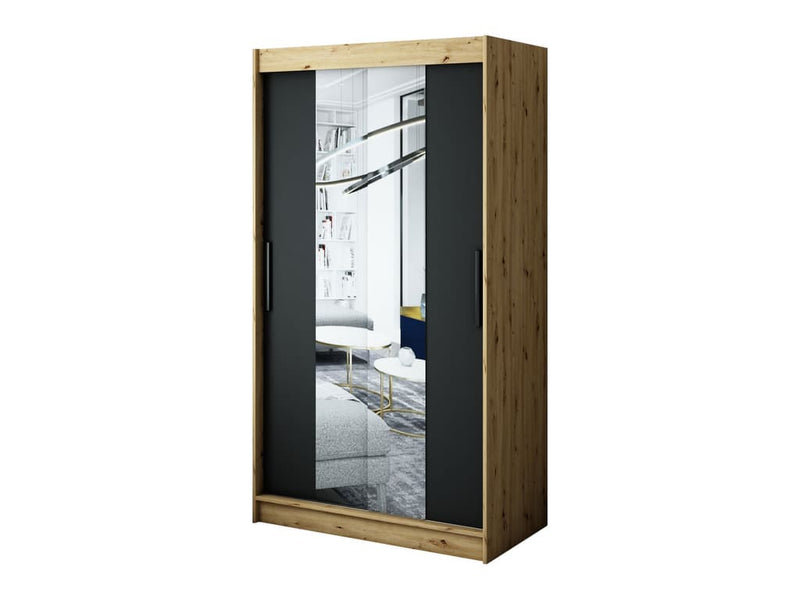 Leto T1 Sliding Door Wardrobe 120cm