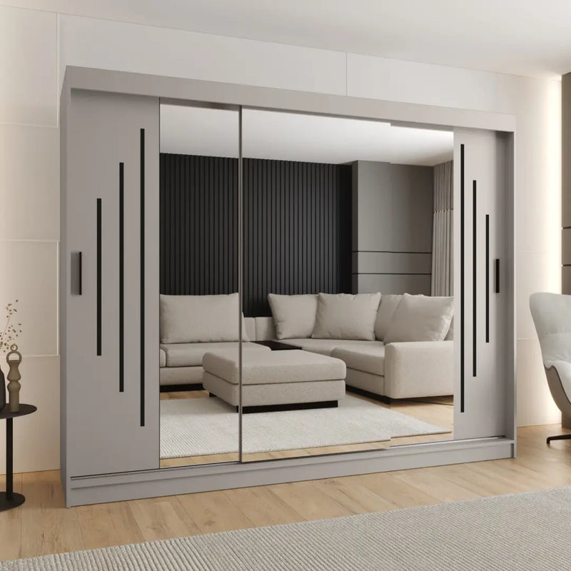 Rubino Y2 Sliding Door Wardrobe 250cm