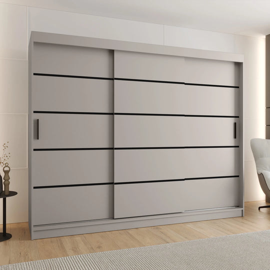 Rubino V1 Sliding Door Wardrobe 250cm