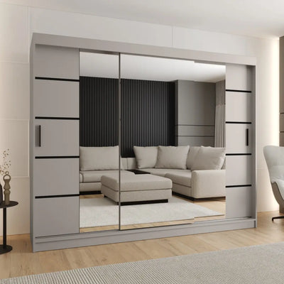 Rubino V4 Sliding Door Wardrobe 250cm