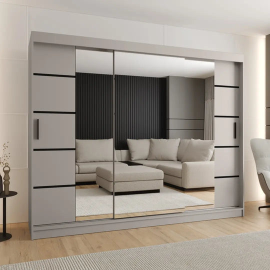Rubino V4 Sliding Door Wardrobe 250cm