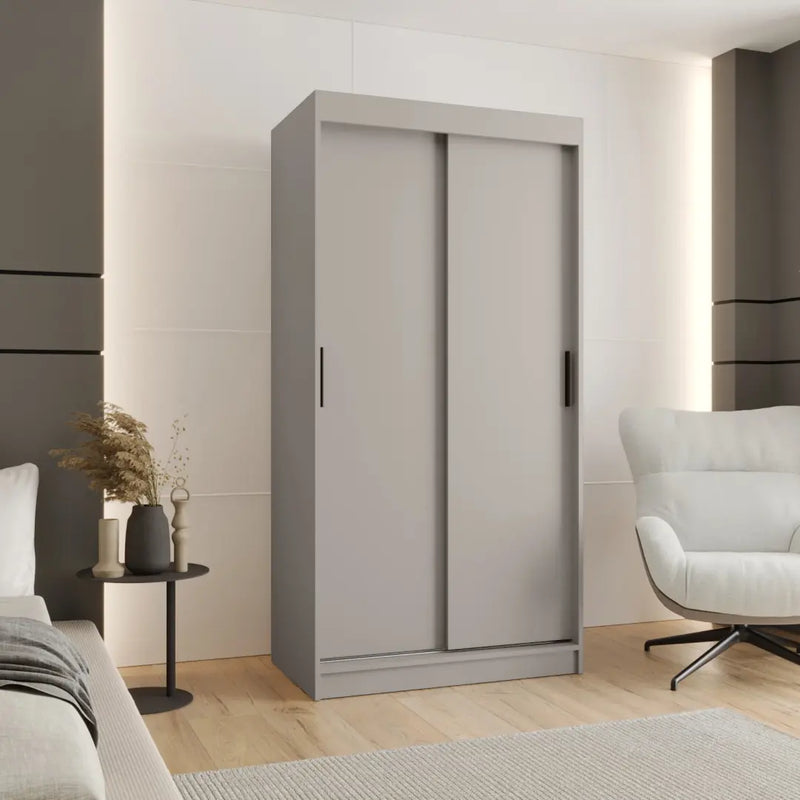 Rubino T Sliding Door Wardrobe 100cm